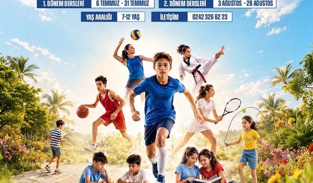 Kepez’de yaz tatili eğlence ve eğitimle buluşuyor
