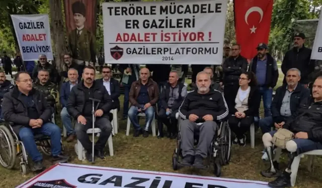 Güvenpark'ta eylem yapan gaziler açlık grevine başladı