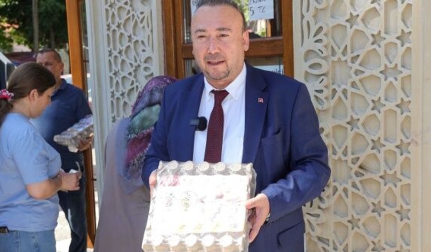Uşak Belediyesi, Halk Yumurta satışlarını başlattı