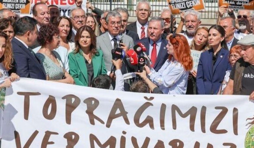 CHP'li Özcan, Akbelen’de başlatılan zeytin kesimlerini Meclis gündemine taşıdı