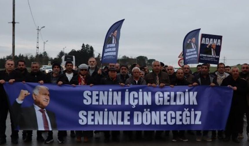 Binlerce Adanalı, Zeydan Karalar’a destek için Silivri’de buluştu