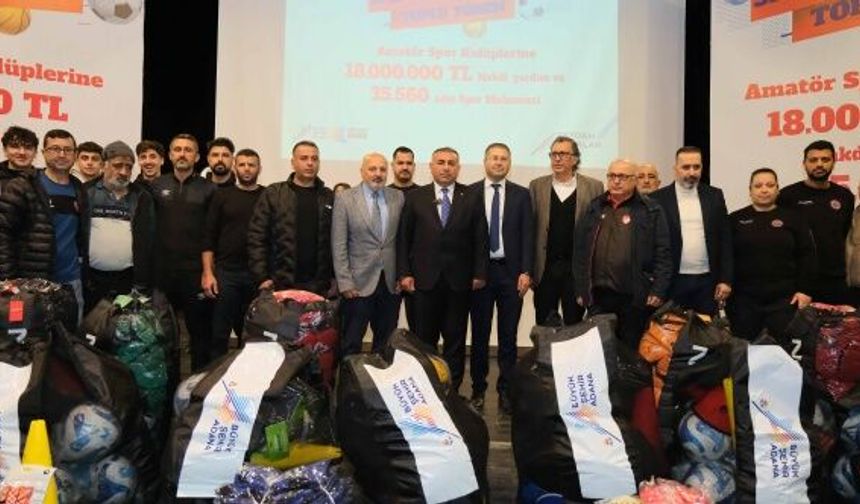 Adana Büyükşehir Belediyesi’nden Amatör Spor Kulüplerine önemli destek