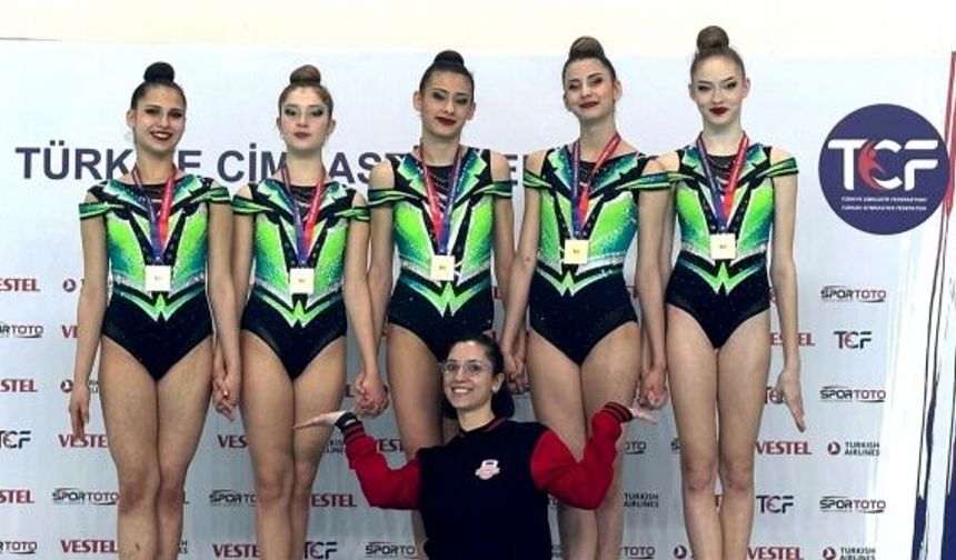 Muratpaşa, cimnastikte Türkiye şampiyonu