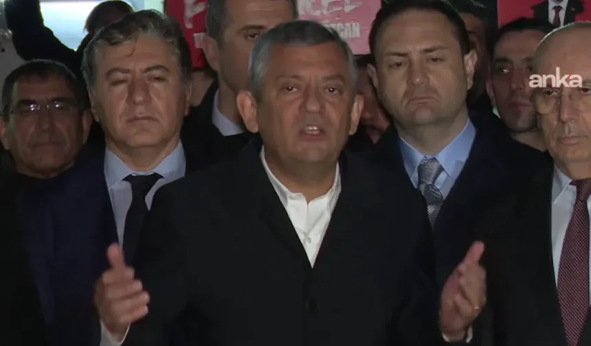 Özgür Özel, tutuklu Tanju Özcan'ı ziyaret etti