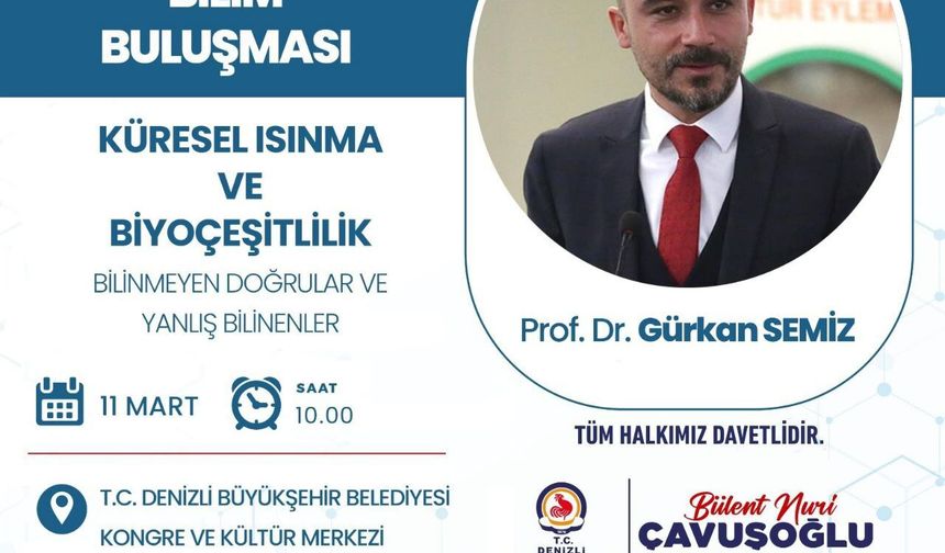 Denizli Büyükşehir’den Bilim Buluşmaları
