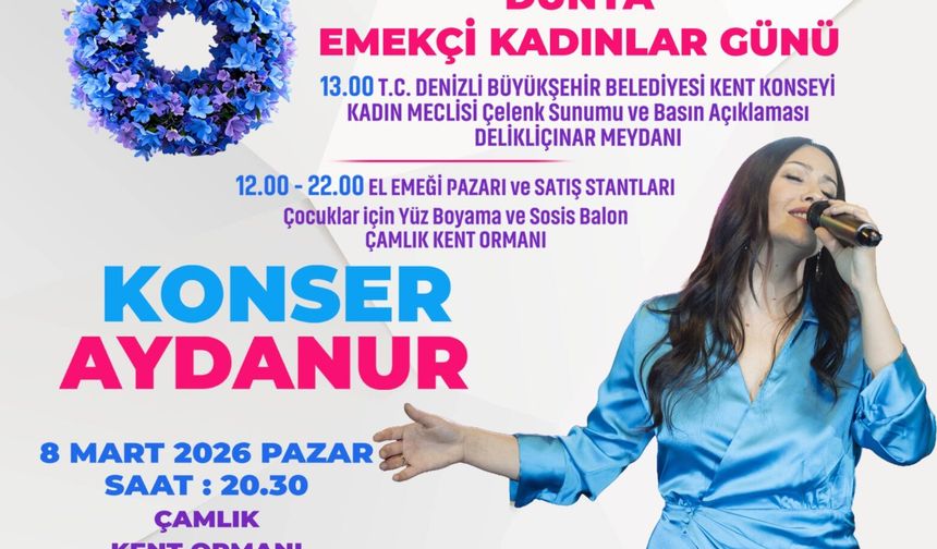 Denizli Büyükşehir’den 8 Mart’a özel anlamlı programlar