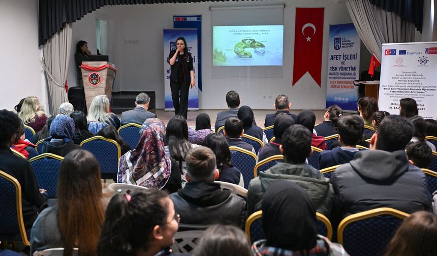 Ankara Büyükşehir'den deprem farkındalık eğitimi