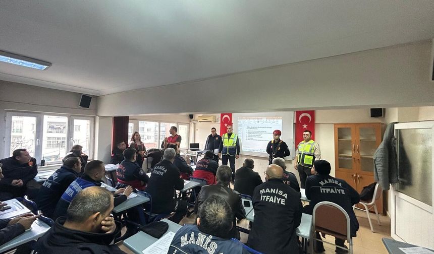 Personele Güvenli Çalışma Eğitimi Verildi