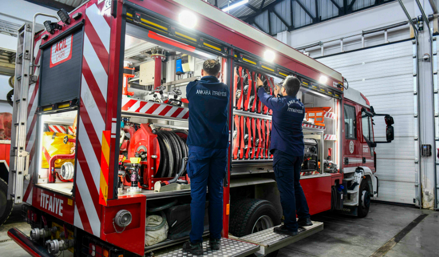 Ankara İtfaiyesi güçlenmeye devam ediyor