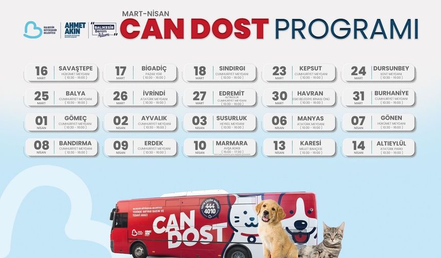 Can Dost, patili canlara şifa dağıtmak için yollarda