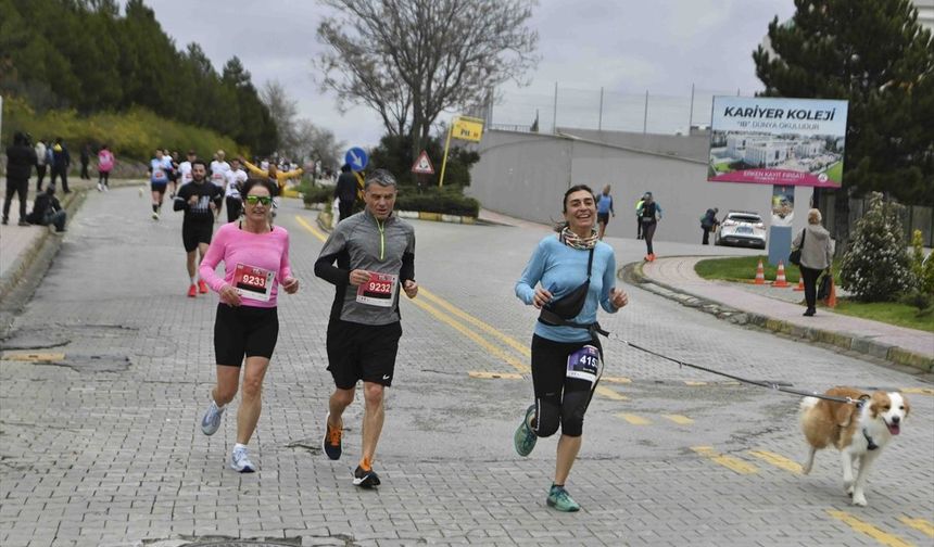 Bilkent yol koşusuna yoğun katılım