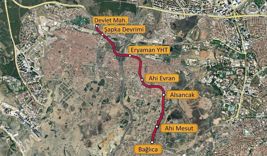 Ankara'ya 4 yeni metro hattı