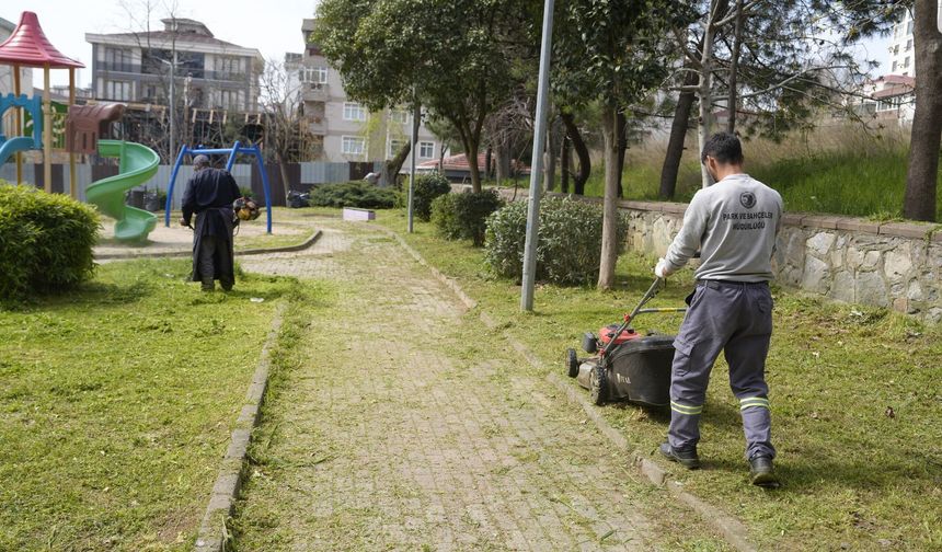 Kartal’ın Park ve Yeşil Alanları Yaza Hazırlanıyor