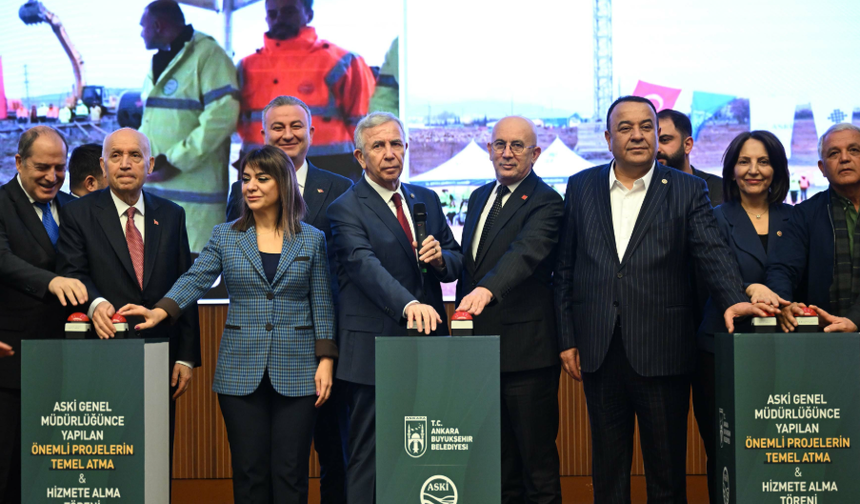 Mansur Yavaş'tan temel atma töreni ve açılış