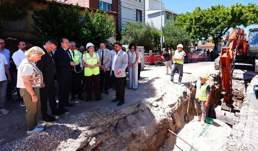 27 Yıllık Sorun Tarih Oluyor: Başkan Dutlulu Akhisar’daki Altyapı Yatırımını İnceledi