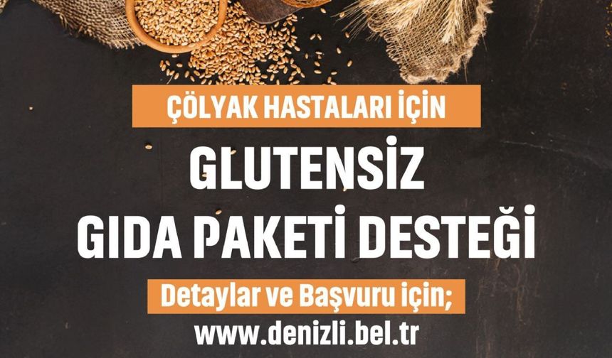 Denizli Büyükşehir’den çölyak hastalarına çifte destek