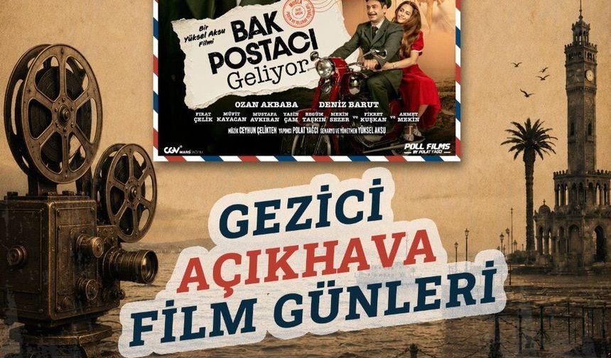 Gezici Açıkhava Film Günleri Karabağlar'da başlıyor