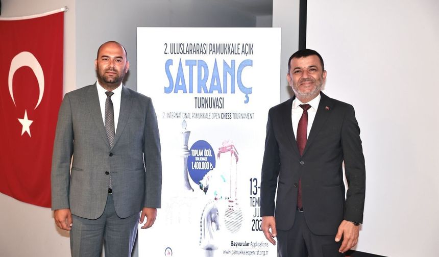 Denizli Büyükşehir’in uluslararası satranç turnuvasında geri sayım başladı