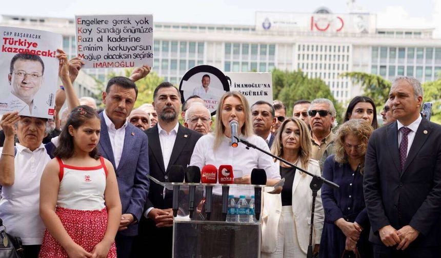 Dilek İmamoğlu'ndan adaylık hesabı engeline tepki: Sessizleştirme politikası devrede
