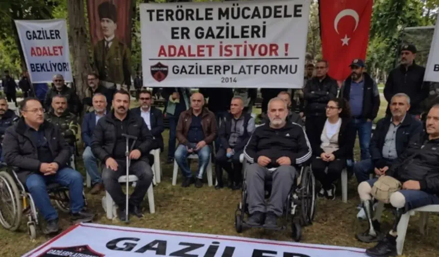 Güvenpark'ta eylem yapan gaziler açlık grevine başladı