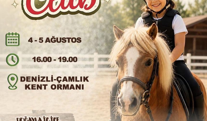 Çamlık Kent Ormanı’nda doğa ile iç içe, eğlence dolu iki gün