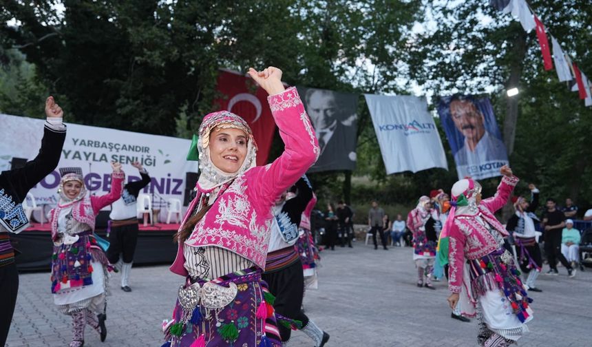 Çandır fasulyesi şenliği yaylaya taşındı