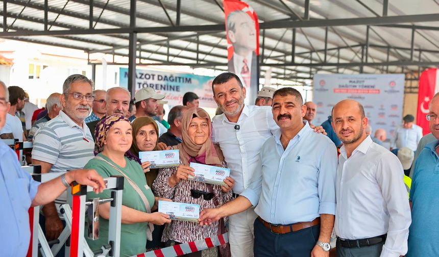 Denizli Büyükşehir’den üreticiye can suyu