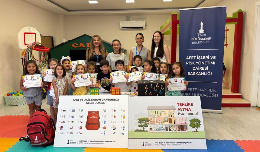 Afet farkındalığı çocuk yaşta başlıyor