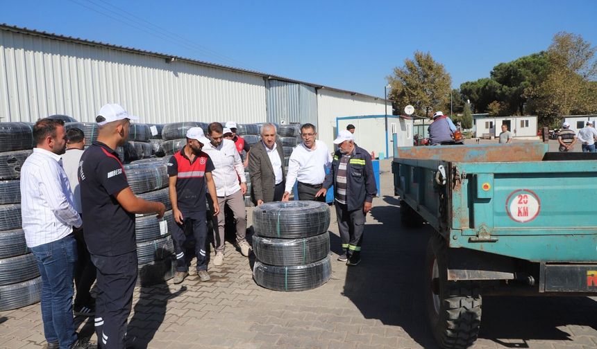Manisa Büyükşehir’in Damlama Sulama Desteği 7 Milyon Metreyi Geçti