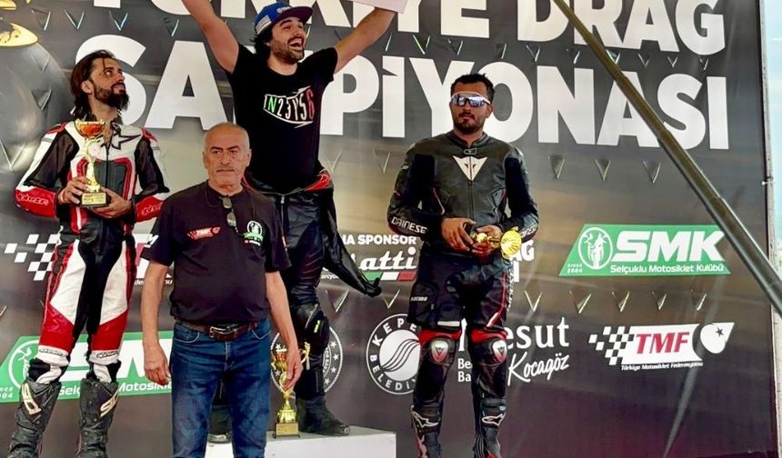 Hız Tutkunları Kepez’de Buluştu: Motodrag Şampiyonası'nda Dereceler Sahiplerini Buldu
