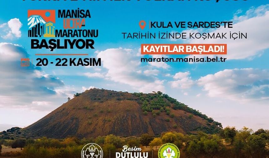 Manisa Ultra Maratonu ile Kula ve Sardes’te Tarihin İzinde Koşulacak