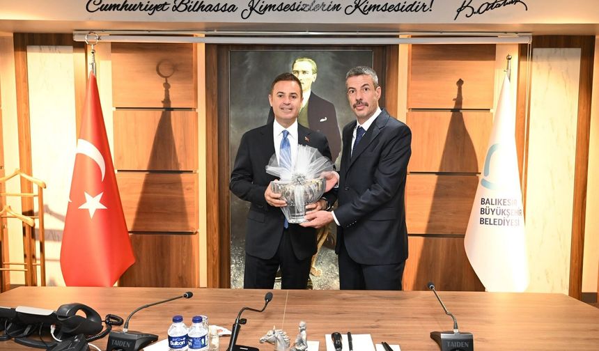 Ahmet Akın, BESOB Heyetini Ağırladı