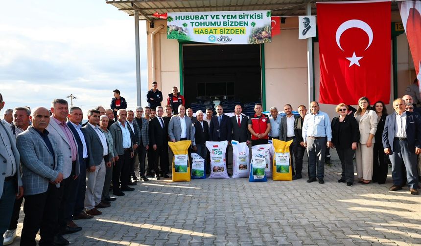 Demirci’de Üreticiye Tohum, Yangınlara Karşı Tanker Desteği
