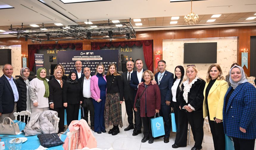 Ahmet Akın, Muhtarlar ve Aileleriyle Bir Araya Geldi