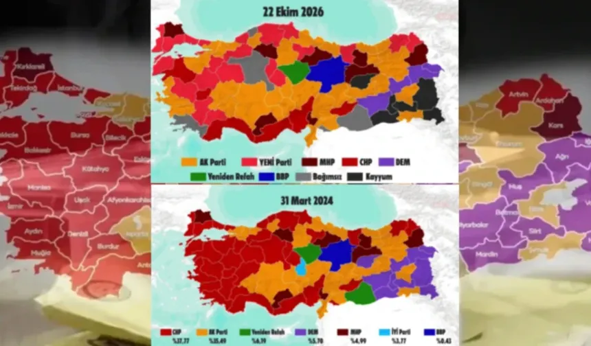 31 Mart 2024’te oluşan "kırmızı ağırlıklı" harita değişti