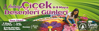 2. Antalya Çiçek Desenleri 320X100